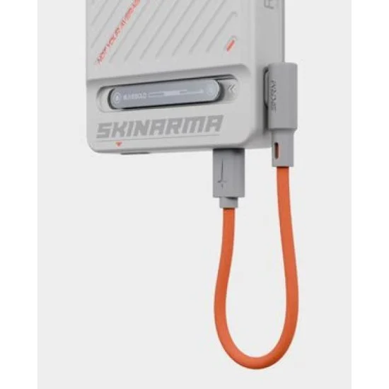 Skinarma magnetic powerbank with integrated stand 10000 mah 20w usb-c pd arc _ Light grey